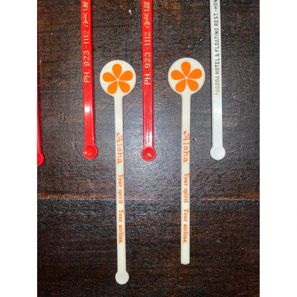 Vintage Swizzle Sticks Lot Cocktail Stirrers Caesars Palace San‎ Francisco